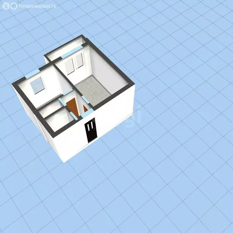 1-комнатная квартира: Губкин, Преображенская улица, 12 (33.6 м) - Фото 1