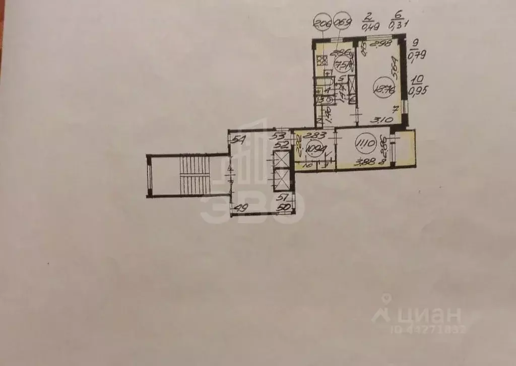 2-к кв. Санкт-Петербург Дачный просп., 3К7 (55.15 м) - Фото 2