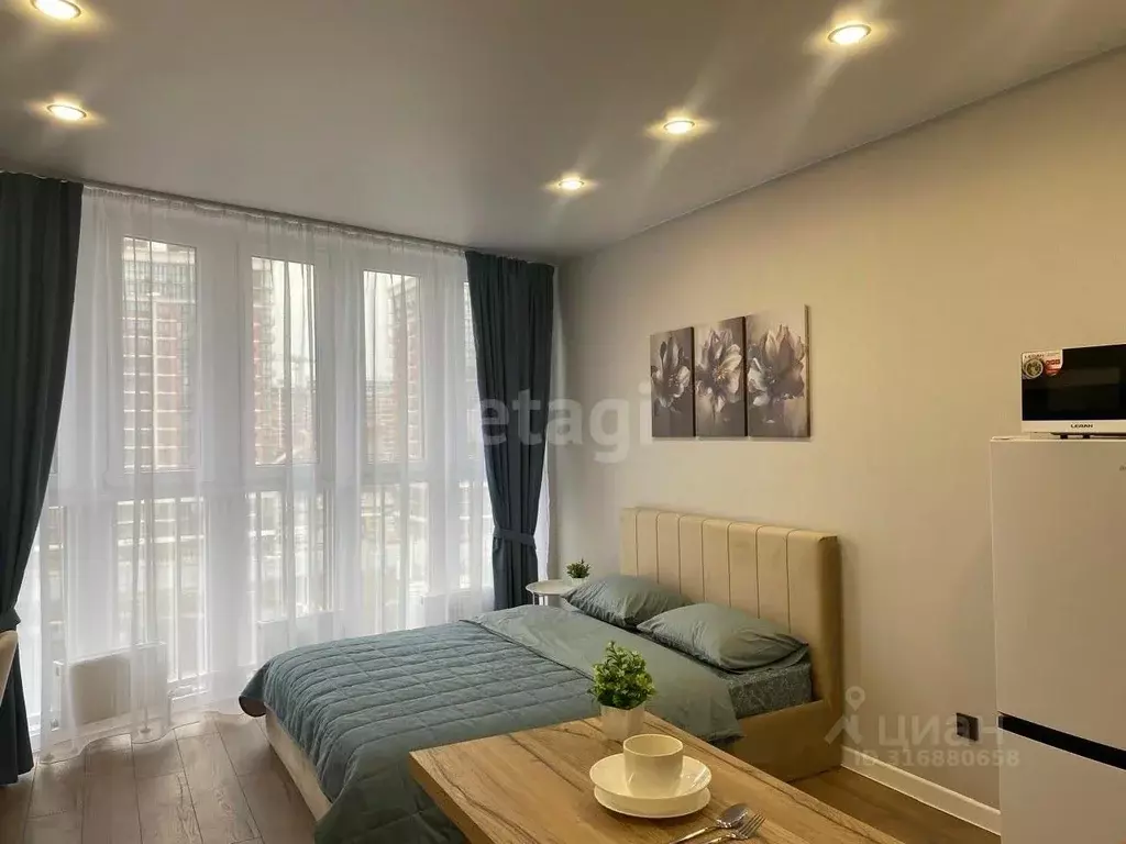 Студия Краснодарский край, Краснодар ул. Ивана Беличенко, 90к1 (26.5 ... - Фото 1
