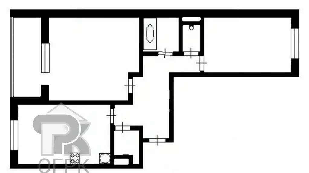 2-к кв. Московская область, Балашиха Железнодорожный мкр, ул. Луговая, ... - Фото 1