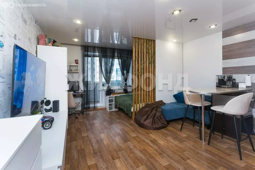 Квартира-студия: Новосибирск, улица Татьяны Снежиной, 45 (32.5 м) - Фото 2