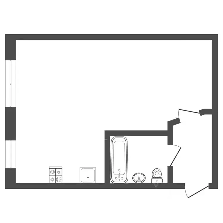 1-к кв. Московская область, Химки Молодежная ул., 22 (32.4 м) - Фото 2