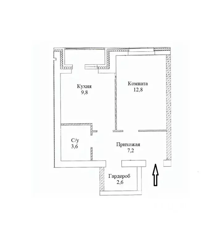 1-к кв. Татарстан, Пестречинский район, Кощаковское с/пос, д. Царево ... - Фото 2