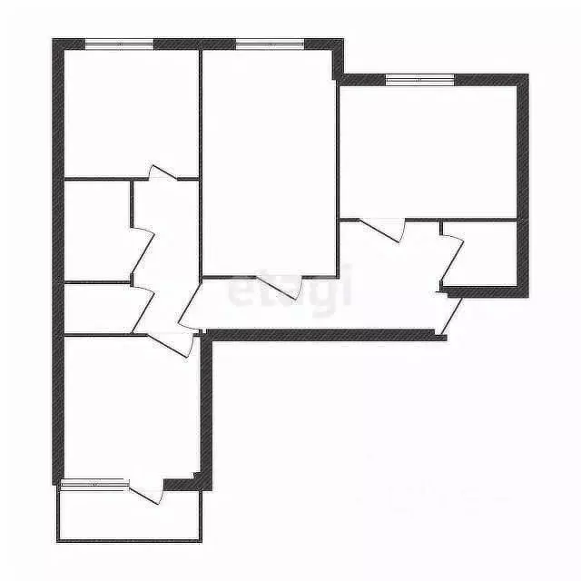 3-к кв. Белгородская область, Старый Оскол Восточный мкр, 3А (64.0 м) - Фото 1