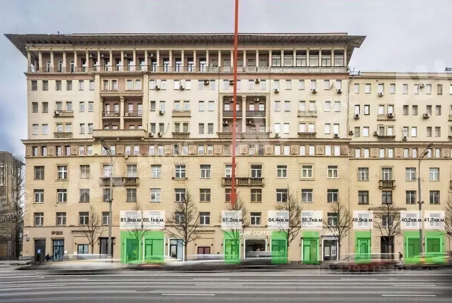 Помещение свободного назначения в Москва ул. Земляной Вал, 25 (61 м) - Фото 1