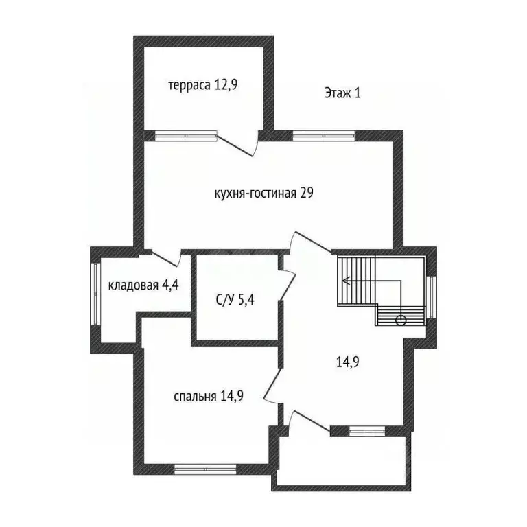 Дом в Краснодарский край, Краснодар проезд 2-й Лоцманский, 6 (161 м) - Фото 2