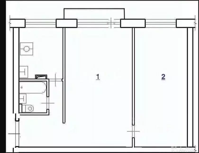 2-к кв. Забайкальский край, Чита Набережная ул., 78А (52.3 м) - Фото 2