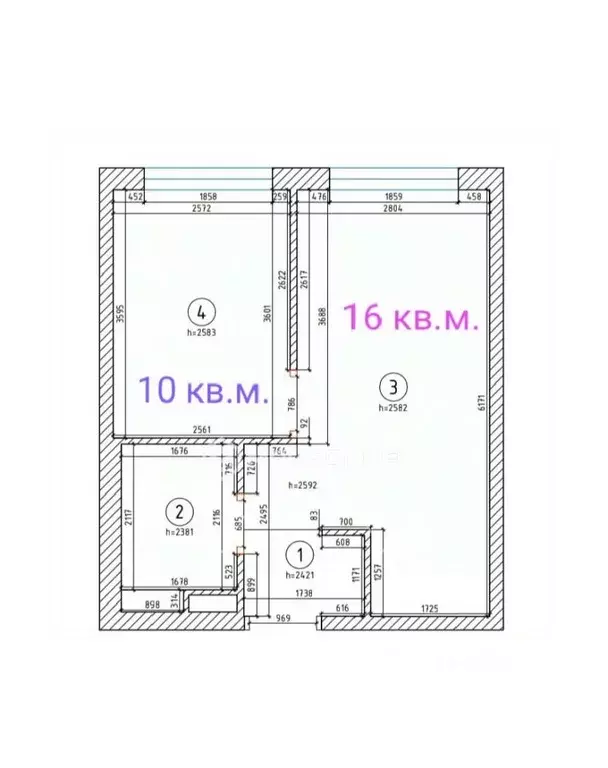 1-к кв. Ленинградская область, Всеволожский район, д. Новое Девяткино ... - Фото 2
