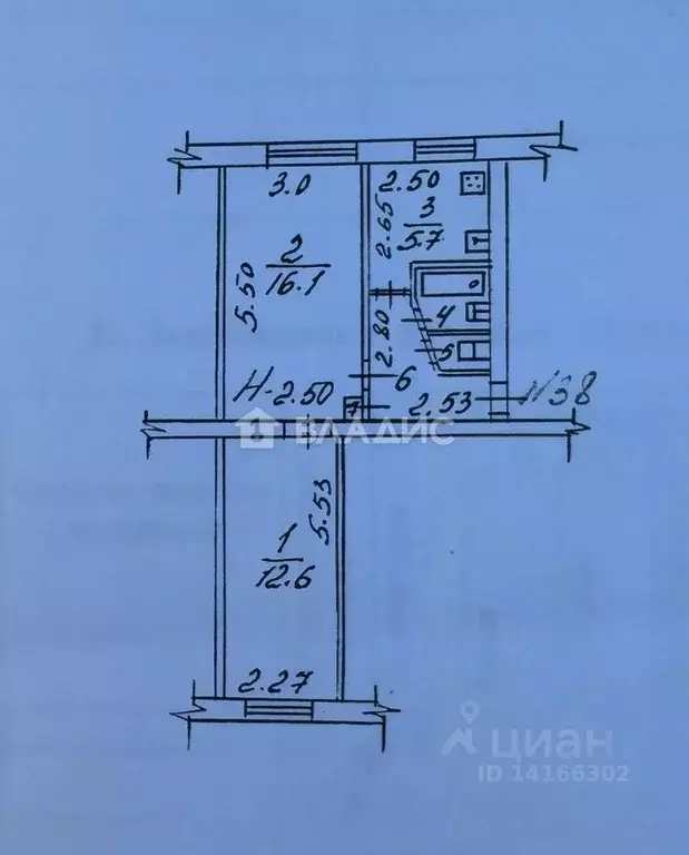 2-к кв. Белгородская область, Строитель Яковлевский городской округ, ... - Фото 2