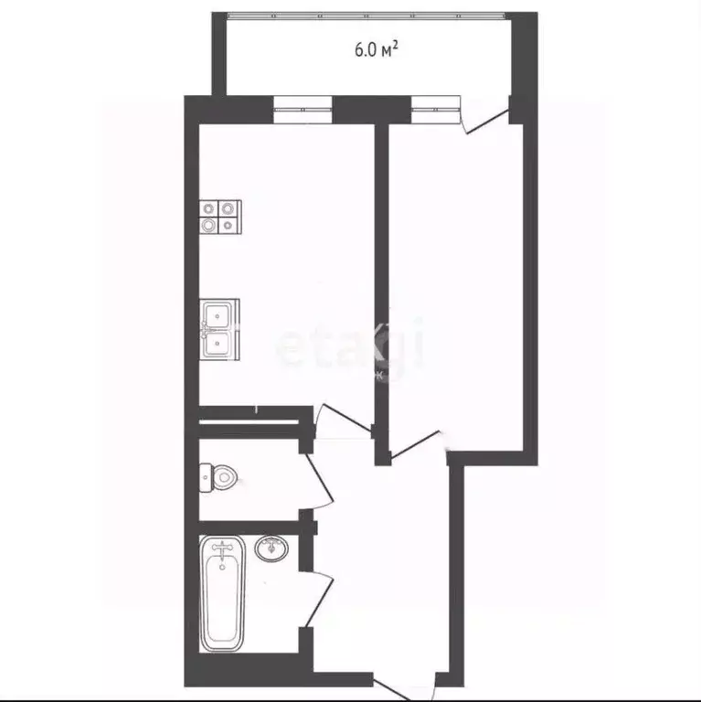 1-к кв. Ярославская область, Ярославль просп. Машиностроителей, 19А ... - Фото 2