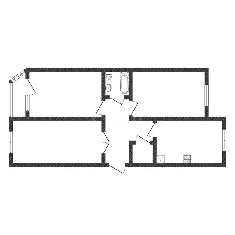 3-комнатная квартира: Черкесск, Первомайская улица, 8 (104.2 м) - Фото 2