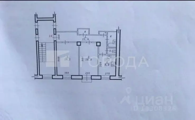 2-к кв. Новосибирская область, Новосибирск ул. Александра Невского, 16 ... - Фото 1