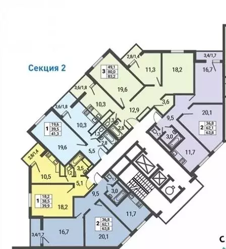 2-к кв. Москва ул. Липчанского, 10 (63.8 м) - Фото 2