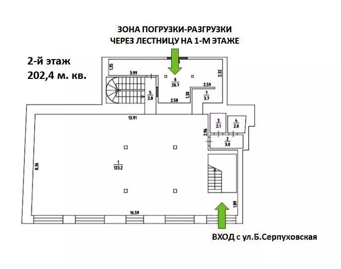 Помещение свободного назначения в Москва Большая Серпуховская ул., ... - Фото 1