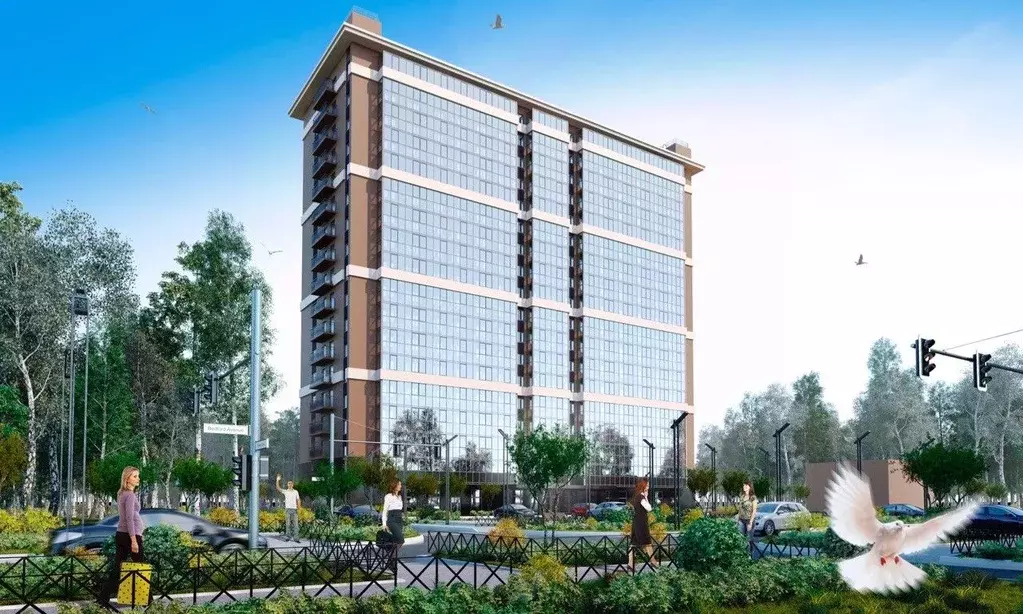 1-к кв. Санкт-Петербург ул. Крыленко, 36к2 (32.11 м) - Фото 2