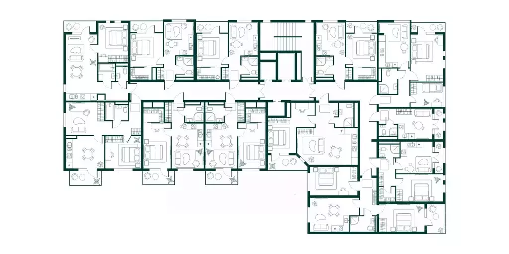 2-к кв. Дагестан, Дербент Новая История жилой комплекс (47.19 м) - Фото 2