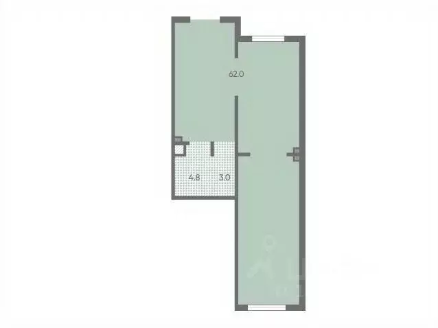 Офис в Санкт-Петербург пос. Шушары, Пулково Лэйк жилой комплекс (70 м) - Фото 1