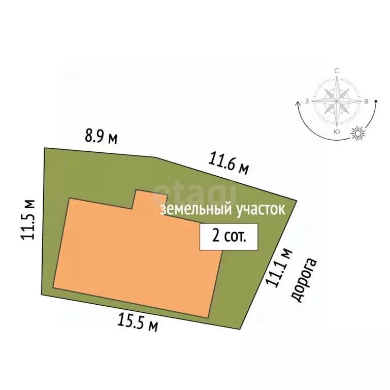 Дом в Ростовская область, Таганрог 26-й пер. (72 м) - Фото 1