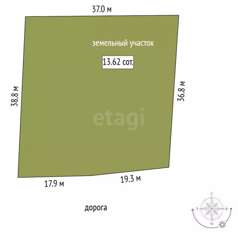 Участок в Стерлитамакский район, Октябрьский сельсовет, СНТ Ясное ... - Фото 1