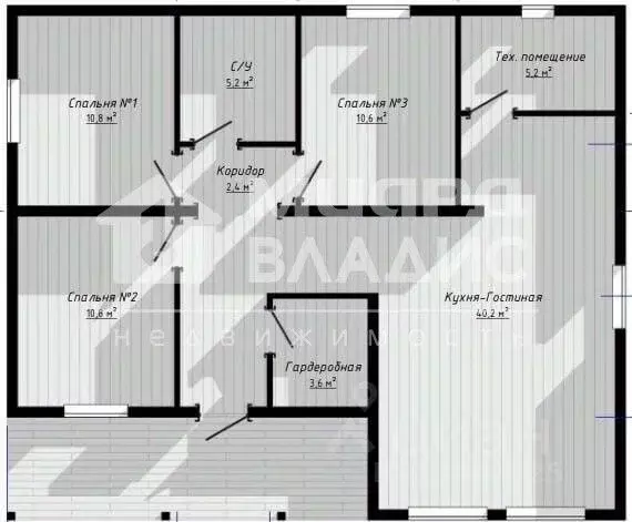 Дом в Омская область, Омский район, с. Усть-Заостровка  (120 м) - Фото 1