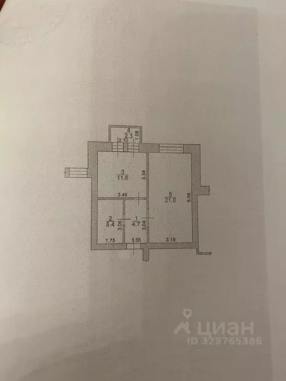 1-к кв. Северная Осетия, Владикавказ ул. Цоколаева, 9 (46.3 м) - Фото 2