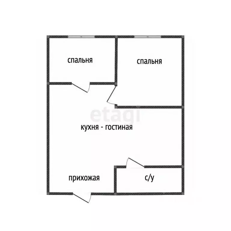 2-к кв. Краснодарский край, Геленджик ул. Мира, 44лит6 (53.0 м) - Фото 2