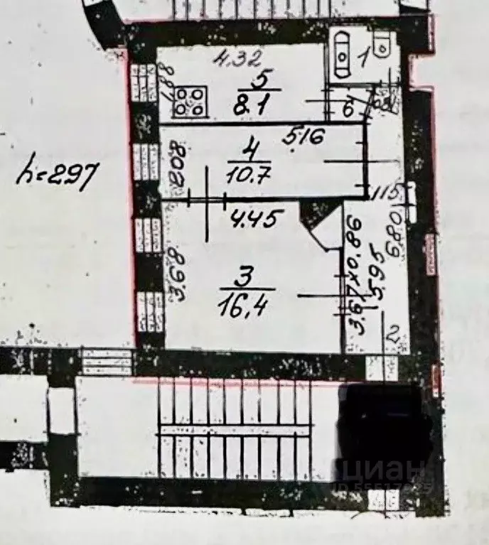 2-к кв. Санкт-Петербург Зверинская ул., 17б (49.2 м) - Фото 1