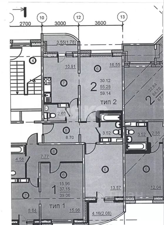 2-к кв. Московская область, Воскресенск Центральный мкр, ул. ... - Фото 2