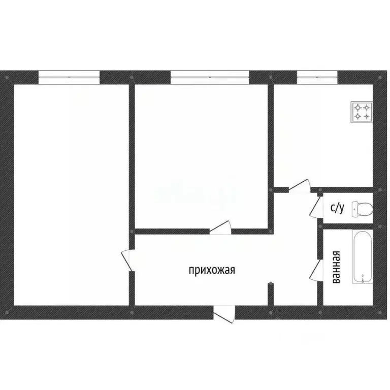 2-к кв. Ростовская область, Аксай ул. Чапаева, 295 (29.0 м) - Фото 2