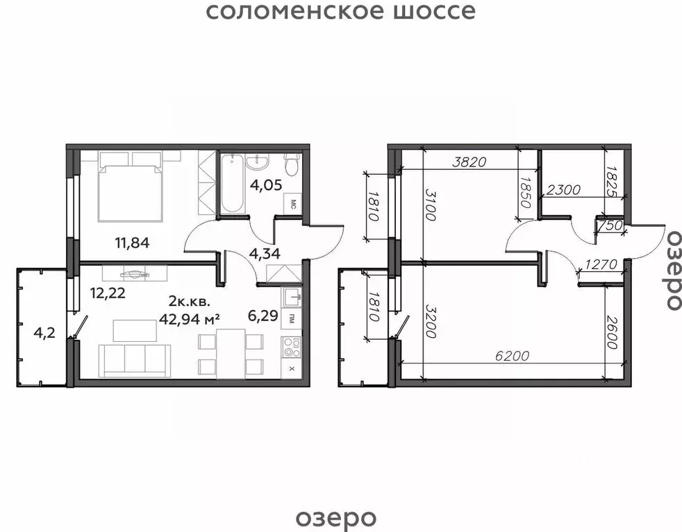 2-к кв. Карелия, Петрозаводск Вороний Наволок тер., Талоярви мкр,  ... - Фото 1