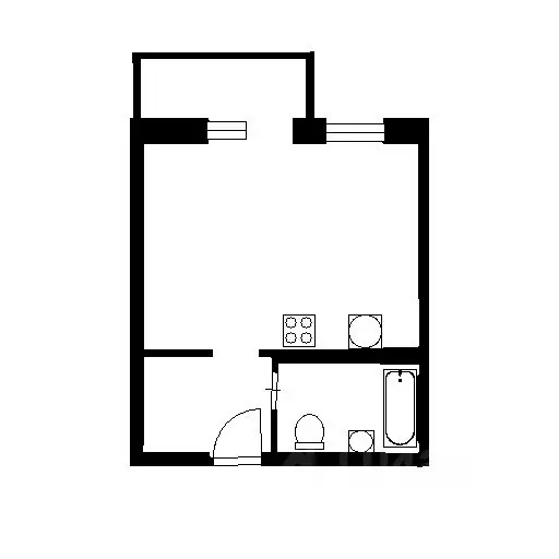 1-к кв. Москва Дегунинская ул., 23к1 (39.1 м) - Фото 2