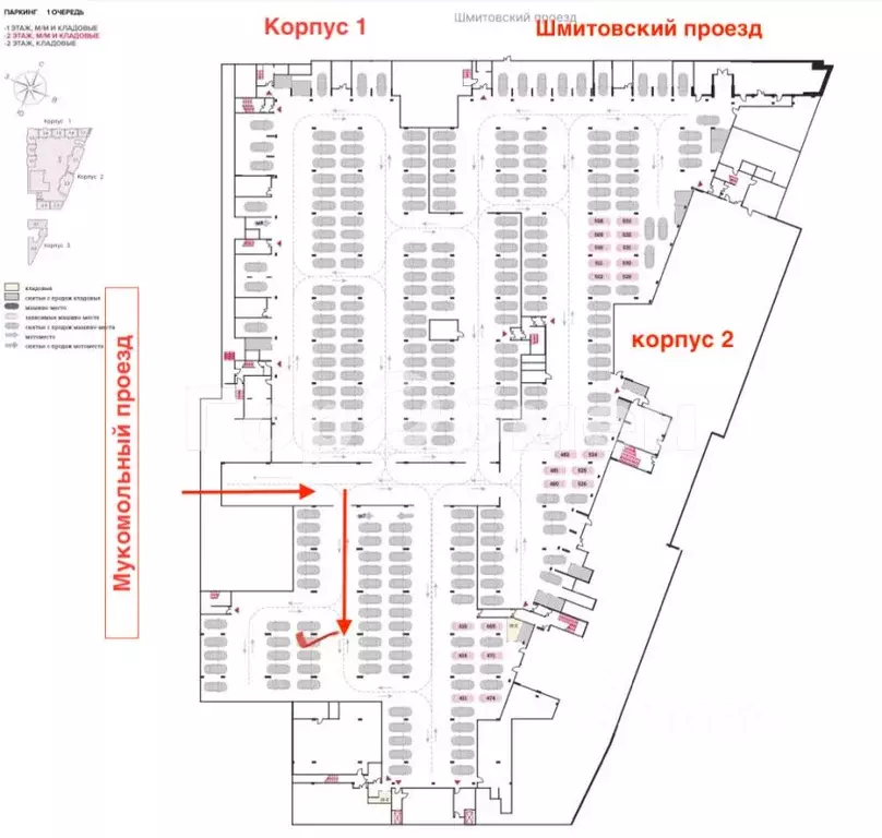 Гараж в Москва Шмитовский проезд, 39к1 (14 м) - Фото 2