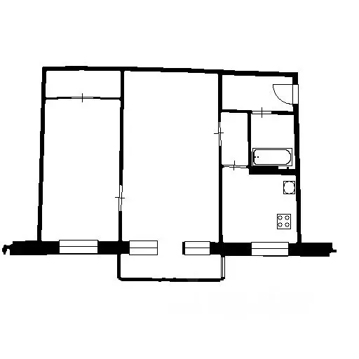2-к кв. Московская область, Раменское Донинское ш., 6 (45.0 м) - Фото 2