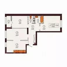 3-к кв. Оренбургская область, Оренбург Северный жилрайон, Фамильные ... - Фото 1