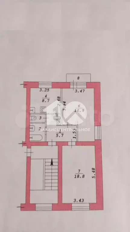 2-к. квартира, 55 м, 4/4 эт. - Фото 0