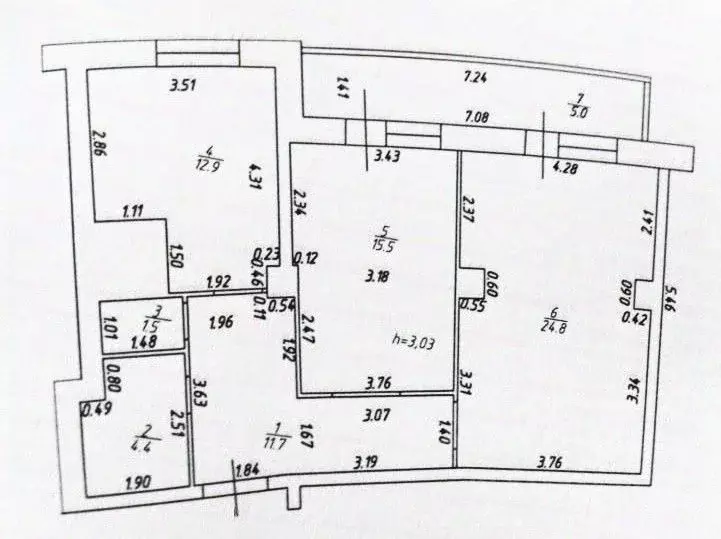 2-к кв. Татарстан, Казань Чистопольская ул., 38 (75.0 м) - Фото 1