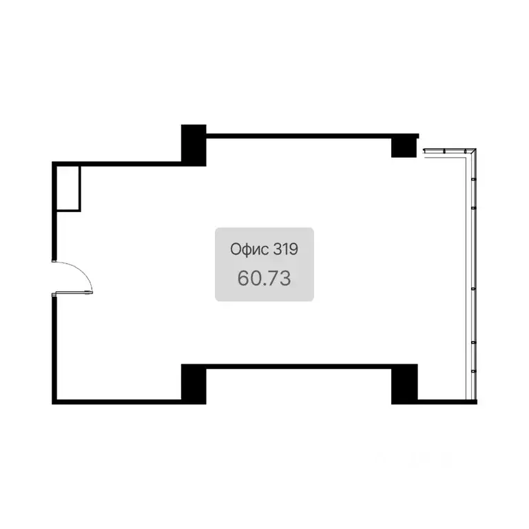 Офис в Краснодарский край, Краснодар Ставропольская ул., 19/1 (61 м) - Фото 2