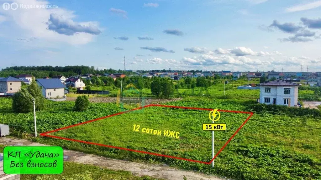 Участок в городской посёлок Фёдоровское, 3-я Удачная улица (12 м) - Фото 0