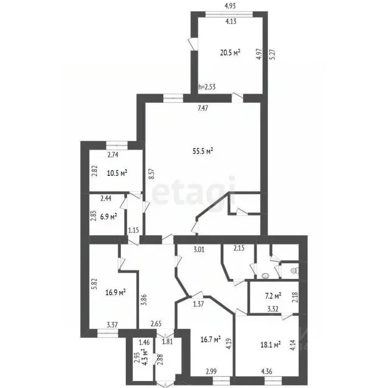 Офис в Белгородская область, Белгород Октябрьская ул., 63 (220 м) - Фото 2