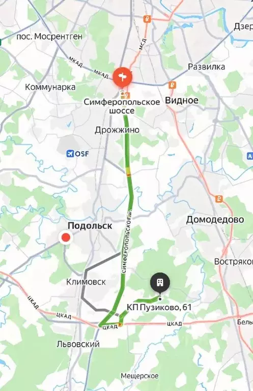 Участок в Московская область, Подольск городской округ, Пузиково кп 18 ... - Фото 2
