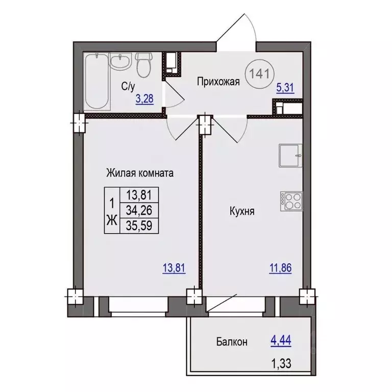 1-к кв. Псковская область, Псковский район, Завеличенская волость, д. ... - Фото 0