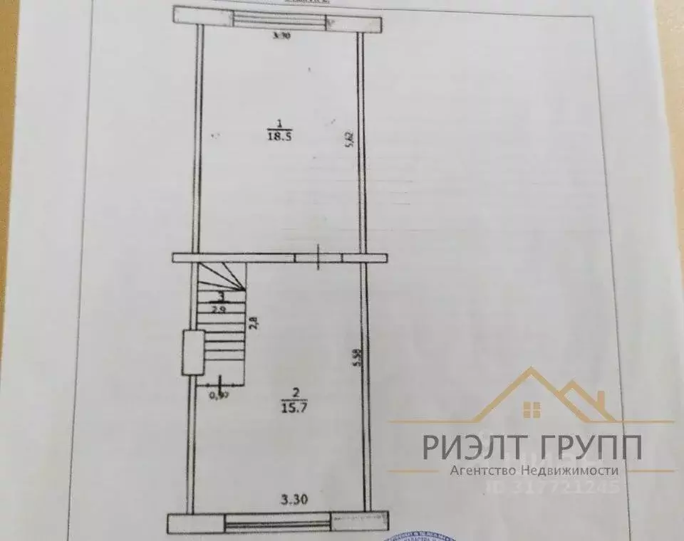 Комната Татарстан, Казань ул. Гудованцева, 11 (34.2 м) - Фото 1