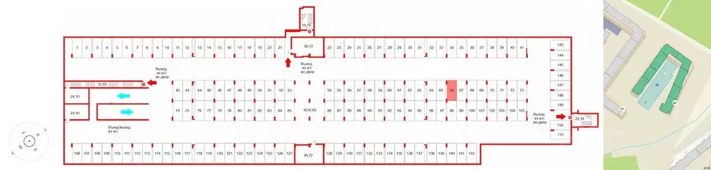 Гараж в Санкт-Петербург Пулковское ш., 95к3 (13 м) - Фото 1