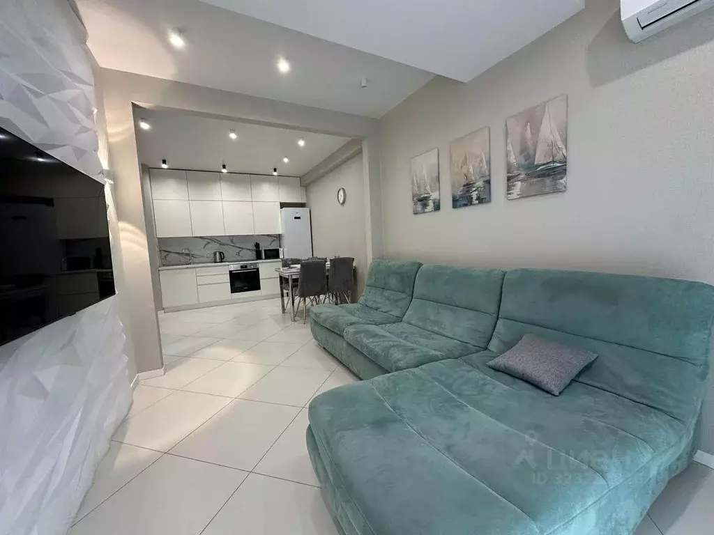 1-к кв. Краснодарский край, Сочи Мамайка мкр, ул. Крымская, 89 (45.0 ... - Фото 1