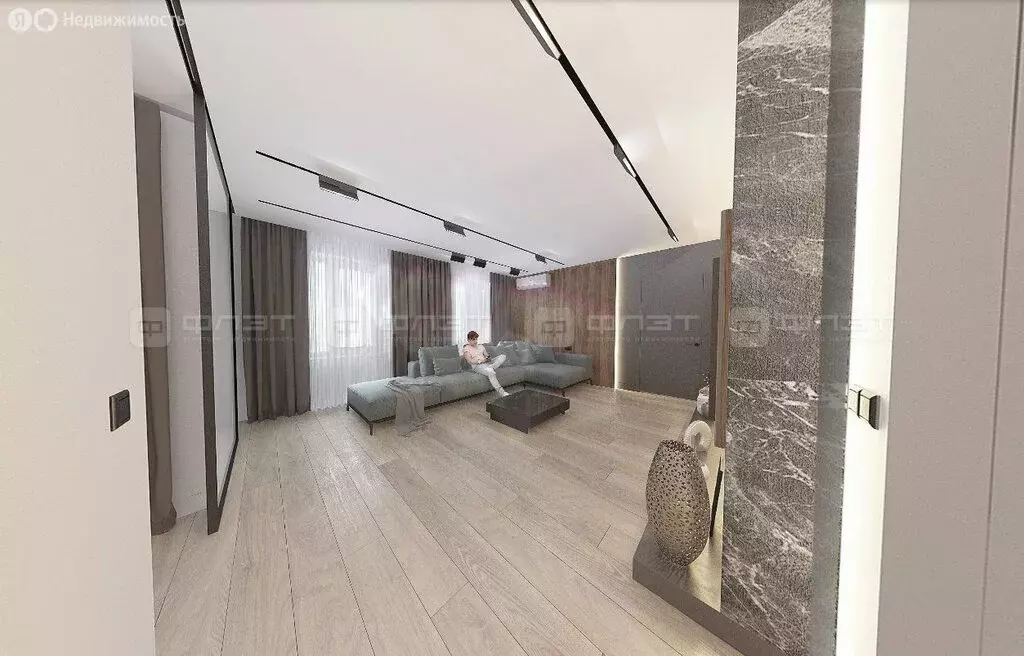 3-комнатная квартира: Казань, улица Сибгата Хакима, 43 (94 м) - Фото 1