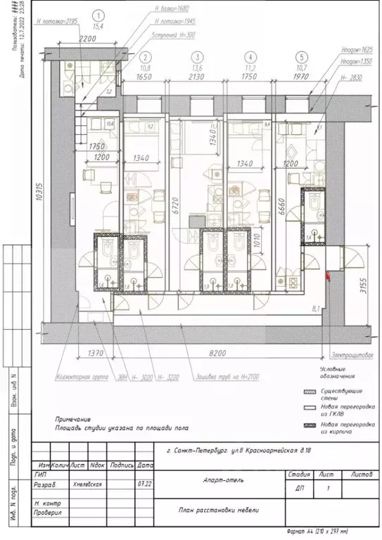 Студия Санкт-Петербург 8-я Красноармейская ул., 14 (12.1 м) - Фото 1