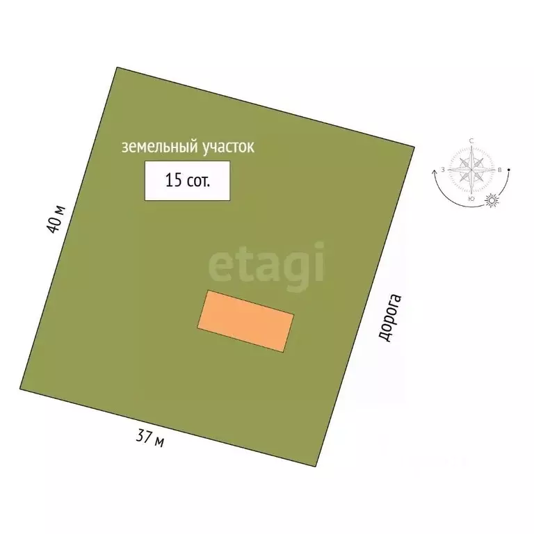 Дом в Забайкальский край, Читинский район, Угданское с/пос, с. Угдан ... - Фото 2