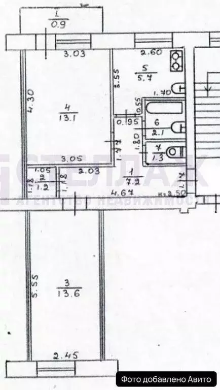 2-комнатная квартира: Феодосия, улица Первушина, 30 (45 м) - Фото 2