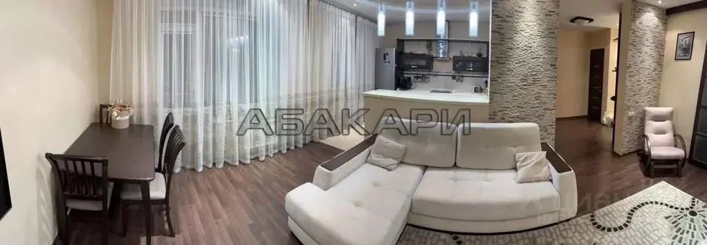 2-к кв. Красноярский край, Красноярск ул. Республики, 42а (70.0 м) - Фото 2