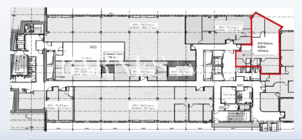 Офисный блок 107м2 - Фото 0